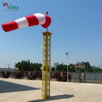 航空易折型風向標 玻璃纖維易折易碎桿塔 機場易折型避雷塔