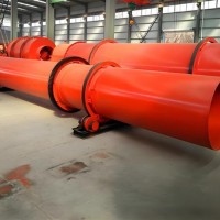 連續式工業回轉式食品烘干機污泥煤泥干燥機