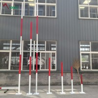 機場帶避雷針易折易碎照明燈桿 進近助航燈光支桿 鋁合金易折桿