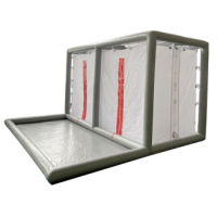 雙人洗消帳篷-獨立前置洗消池ZP-16S消防人員洗消噴淋系統