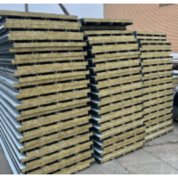 機制巖棉復合板綠色環保凈化彩鋼復合板阻燃防火多規格